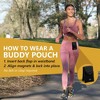 Running Buddy Magnetic Running Pouch - Men & Women | Cycling, Running Fanny Pack| Plus Size Running Waist Pack, 6-1/2 in x 4 in - 4 of 4
