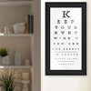 "Eye Chart II" by Marla Rae, Ready to Hang Framed Print, Black Frame - 3 of 4