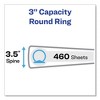 Avery Economy View Binder with Round Rings , 3 Rings, 3" Capacity, 11 x 8.5, White, (5741) - image 2 of 4