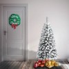 National Tree Company First Traditions Unlit Flocked Acacia Hinged Artificial Christmas Tree - 2 of 3