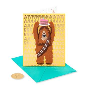 Chewbacca Holding Cake Card - PAPYRUS