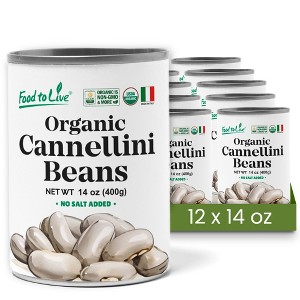 Organic Italian Canned Cannellini Beans - by Food To Live - 1 of 4