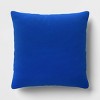 Pinstripe Plaid Toss Pillow Cobalt Blue - Room Essentials™ - 3 of 4