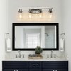 DAKAFUL Modern Bathroom Vanity Light, 4/5/6/8/10-Light Vanity Fixtures with Clear Glass Shade, Reversible Wall Sconces Over Mirror,for Bedroom - 3 of 4