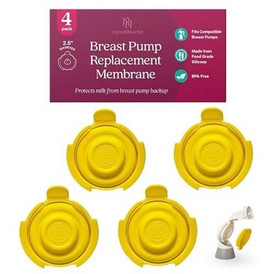 Photo 1 of ***NON REFUNDABLE***Nurse and Nourish [4 Pack] Membranes for Medela Personal Fit Flex Connector Used with Medela Pump in Style Pump