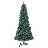 9ft. Frosted Tip Pine Artificial Christmas Tree with 700 Clear Lights, Pine Cones & 1512 Branches – Stunning X-Mas Display - 3 of 4