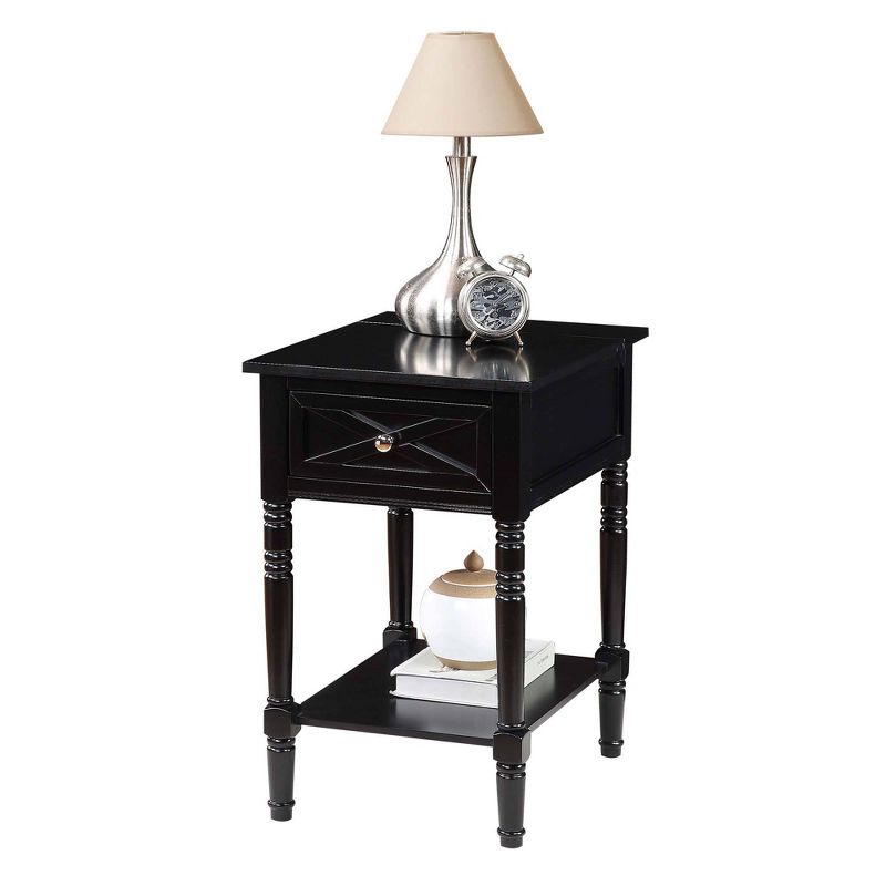 Country Oxford End Table with Charging Station - Johar Furniture, 4 of 15