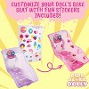 The Original Doll Bicycle Seat and Helmet Pack- Bike Attachment Accessory for American Girl and All 18"-22" Dolls and Stuffed Animals- Decorate - 4 of 4
