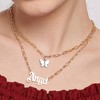 SOHI Women's Gold Everyday Multi-Layer Necklace - 4 of 4