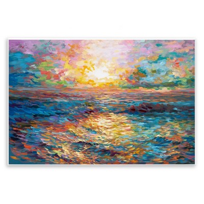 Stupell Industries Sunset in Mykonos Beach Wall Plaque Art
