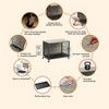 Dog Crate Furniture,Double-Doors Dog Kennel Indoor with Removable Tray and Wheels, Decorative Dog Cage End Table - 4 of 4