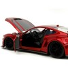 2024 Ford Mustang Dark House Candy Red with Gray Hood "Bigtime Muscle" Series 1/24 Diecast Model Car by Jada - 4 of 4