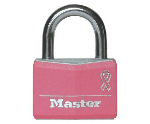 Master Lock 40mm Keyed Lock - Pink