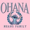Girl's Lilo & Stitch Ohana Means Family University T-Shirt - 2 of 4