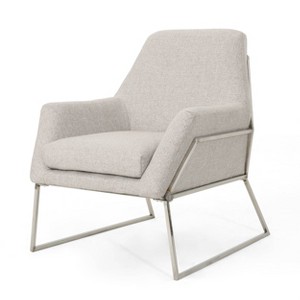 Zahara Modern Chair Beige - Christopher Knight Home