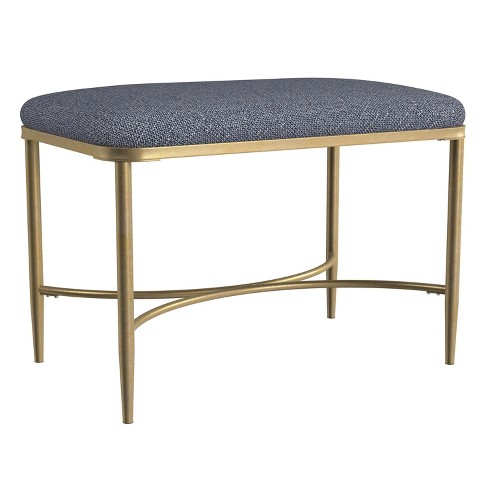 Brass best sale vanity stool