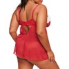 Adore Me Women's Claussine Babydoll Lingerie - 3 of 4