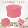 Unique Bargains Silicone Protective Heat Resistant Non Slip Coffee Cup Sleeve 6 Pcs - 3 of 4
