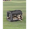 36-Inch Soft Dog Crate, Collapsible Portable for Indoor Outdoor Use - Secure Kennel with Zippers for Home, Car, Travel Camping - 3 of 4