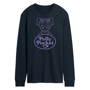 Men's - Polly Pocket - Logo And Doll Long Sleeve Graphic T-Shirt - 1 of 3
