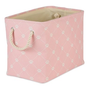 Bone Dry Polyester Pet Bin Trellis Paw - 1 of 4
