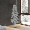 Vickerman Flocked Alpine Artificial Christmas Tree - 3 of 3