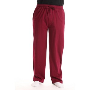 At The Buzzer Mens Pajama Pant with Pockets - Jersey Knit Sleep Pant - 1 of 2