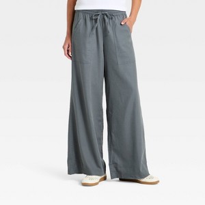 Pantalones de tiro medio con cordón, sin cierre - Universal Thread™