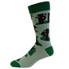 Crazy Dog T-Shirts Men's Bigfoot Hide And Seek Champion Socks Funny Camping Sasquatch Knit Novelty Footwear - image 3 of 4