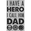 Girl's Marvel Father's Day Avengers Hero Dad T-Shirt - 2 of 4