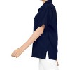 HAPPY BAY Women's Summer Casual Hawaiian Short Sleeve Blouse Shirt Dressy Blouses Button Down Dress Tops Tee Shirts T Shirts for Women - 2 of 3