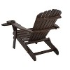 Jiallo Foldable Adirondack Chair with cup holder set of 2 - 4 of 4