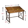 Knightley Tilt-Top Drafting Table - HO9678 - Brown - SEI - 4 of 4
