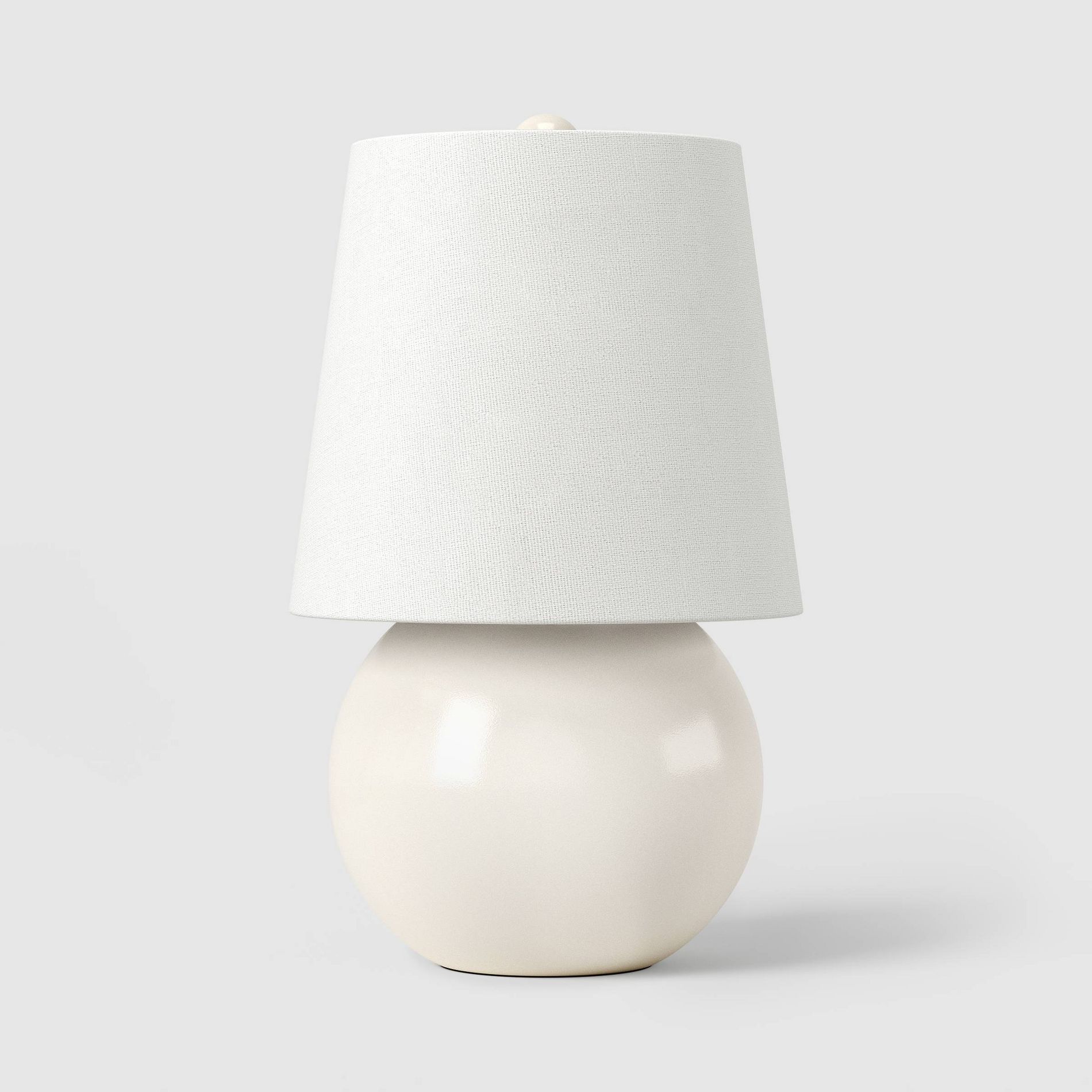 Mini Ceramic Lamp with Finial New Ivory - Room Essentials™