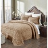 Heirloom 100% Cotton Soft & Breathable Chenille Tufted Lightweight Medallion Design Bedspreads, All-Season, Machine Washable - 4 of 4