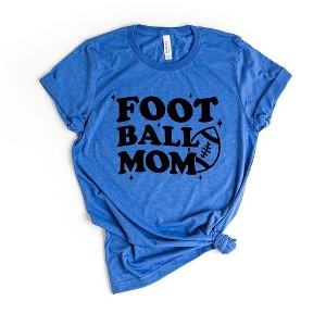 Simply Sage Market Women's Football Mom Stars Short Sleeve Graphic Tee - 1 of 4