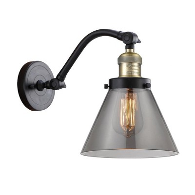 Cone - 1 Light Wall Sconce In Industrial Style-11.5 Inches Tall and 8 Inches Wide