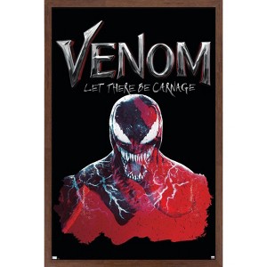 Trends International Marvel Venom: Let There be Carnage - Black and Red Framed Wall Poster Prints - 1 of 4