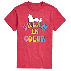 Men's - Peanuts - Dream In Color Short Sleeve Graphic T-Shirt - 1 of 4