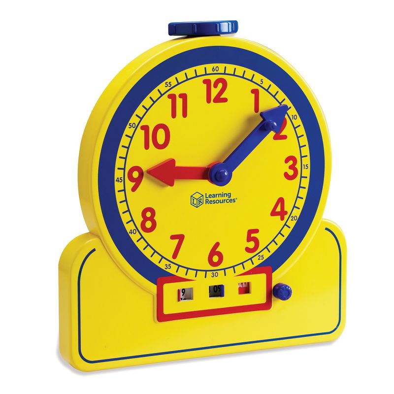 Learning Resources Primary Time Teacher 12-Hour Learning Clock, Teaching clocks for Kids, Ages 4+, 2 of 7