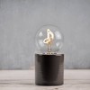 West & Arrow Music Note Filament LED Light Bulb Foraging Brown Base - 3 of 3