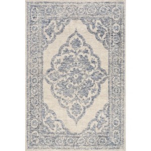 Padma Lakshmi x Rugs USA - Istanbul Hand-Tufted Ornate Border Wool-Blend Rug - 1 of 4