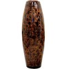 Uniquewise 36-Inch-Tall Floor Vase, Traditional Brown Fiberglass Flower Holder Centerpiece for Living Room Decor, Large Decorative Vase for Home Decor - 3 of 4