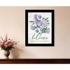 HomeRoots Bloom Where You Are Planted Black Framed Print Wall Art - 2 of 3