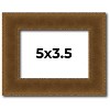 PosterPalooza | Photo Size Flat Gold Picture Frame - UV Acrylic, Foam Board Backing, Hanging Hardware - 2 of 4