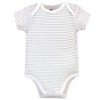 Hudson Baby Infant Boy Cotton Bodysuits 3pk, Blue Elephant - 2 of 4