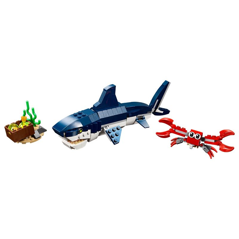 LEGO Creator 3 in 1 Deep Sea Creatures Shark Toy Set 31088, 3 of 11