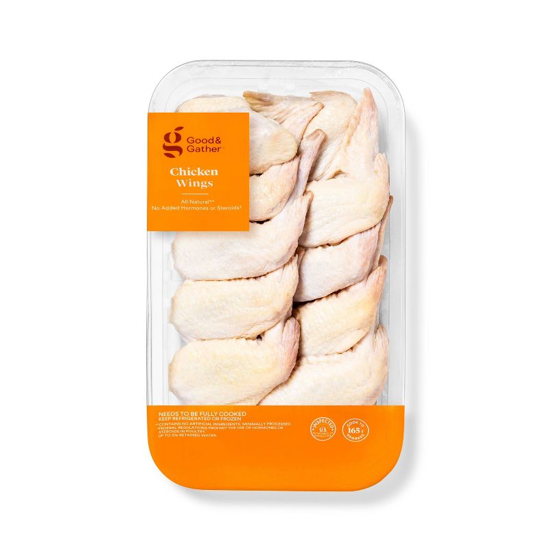 Chicken Wings Value Pack - 3-4 lbs - price per lb - Good &#38; Gather&#8482;, 1 of 4