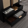 MAYEERTY 2-Door Armoire Wardrobe with 2 Drawers - Classic & Simple Bedroom Closet Cabinet for Tidy Organization - 4 of 4