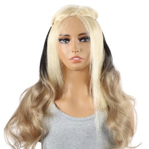 Unique Bargains Women's Big Wavy Hair Extensions High Temperature Fiber Gradient Light Gray 1 Pc - 1 of 3